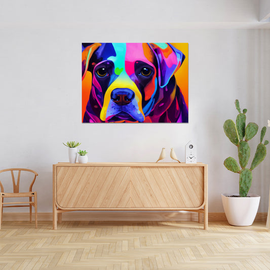 Dog Colors™ Cuadro en MDF 0004